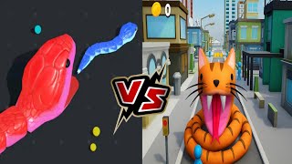 Snake Clash.io vs Snake City - Snake Game War Begins 🔥! #gamingvideos screenshot 2