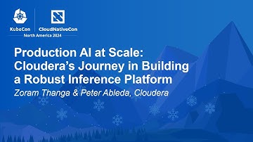 Production AI at Scale: Cloudera’s Journey in Building a Robust Inference Pl... Z. Thanga, P. Ableda