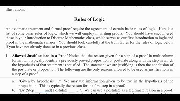 Geometry 1.4 Proof and Logic