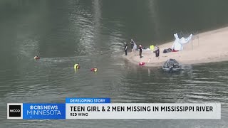 Search teams looking for 2 missing men, 1 girl in Red Wing