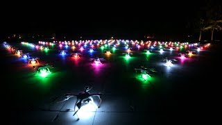 1,000 drones fly in formation! Watch the breathtaking show in China