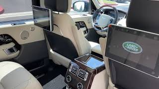 Range Rover Autobiography LWB in Carpathian Gray / Ivory interior