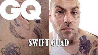 Swift Guad dévoile ses tattoos : face tattoos, cartoons, thérapie… | GQ