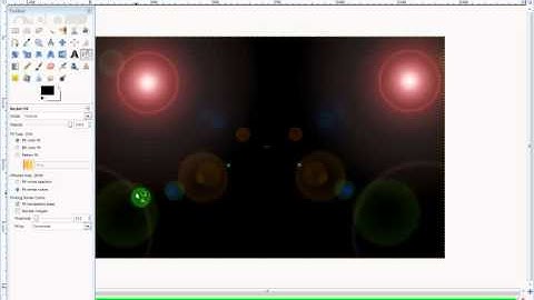 GIMP Tutorial - Lens Flare WallPaper