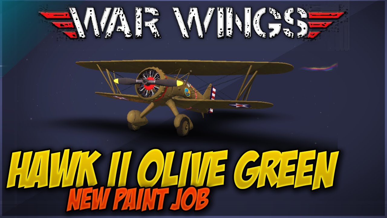 War Wings Hawk II Olive Green