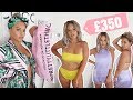 £350 HUGE SUMMER PRETTYLITTLETHING TRY ON HAUL | Lucy Jessica Carter AD