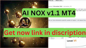 AI NOX v1 1 MT4 | Forex EA | Next Level Trading Bot