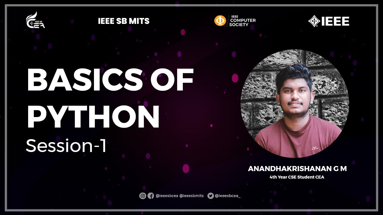 Basics Of Python Session-1 | VOID LOOP - YouTube