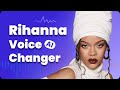 Celebrity voice changer  how to sound like rihanna with hitpaw voice changer 2024 turorial