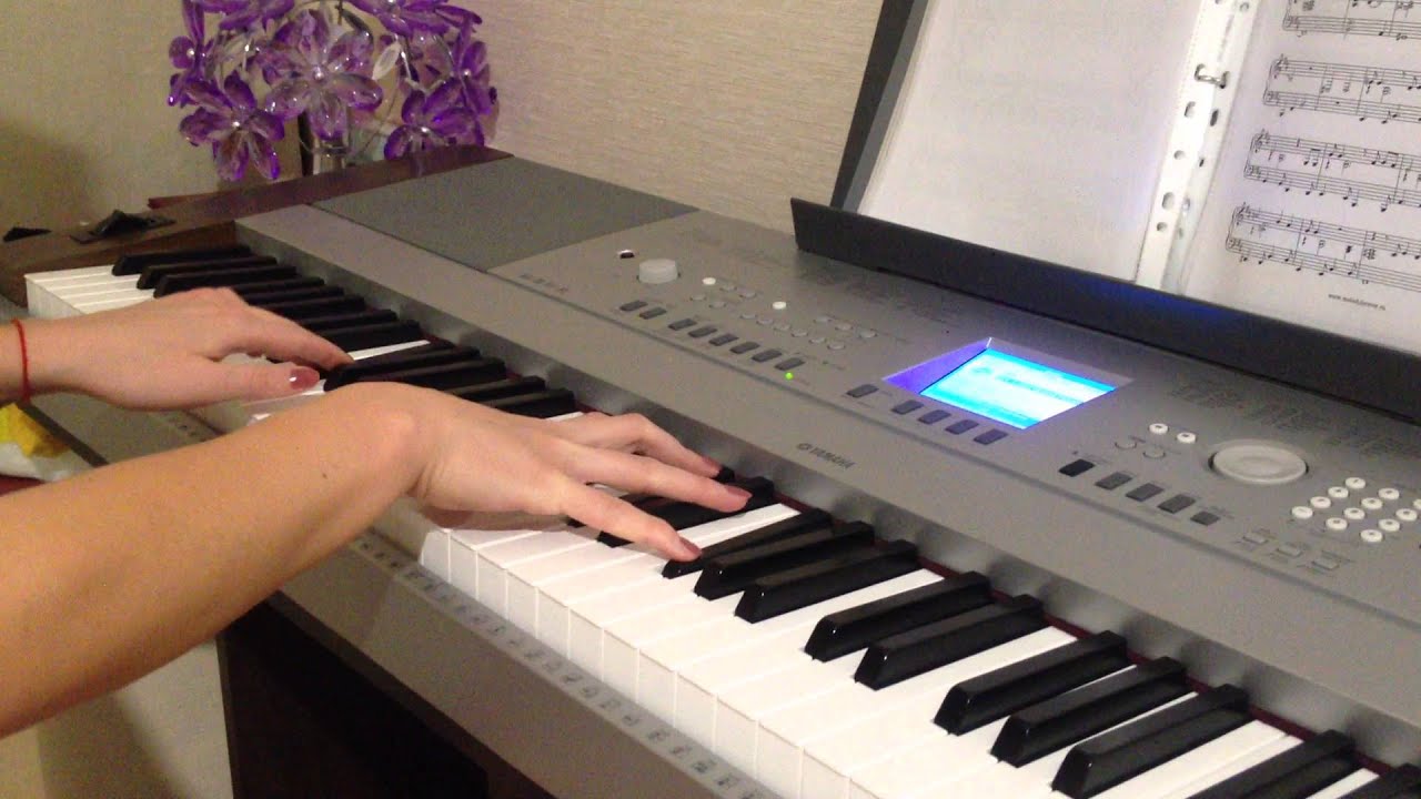 Кабриолет (Любовь Успенская) фортепиано - YouTube