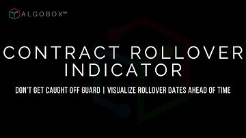 LESSON #28 | Quant Guide 🟢 Contract Rollover Indicator on NinjaTrader