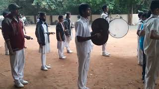 Band Competition Sri Vijnana Vihara E M School || Rhythmic Drum Beat, Pipe Band Video screenshot 5