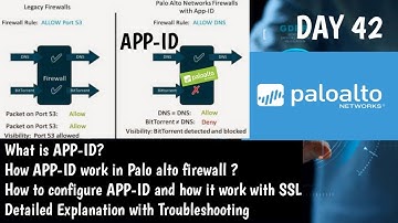 How to Configure APP-ID in Palo Alto |  Detailed Explanation| LAB| DAY 42 |#PaloAltoTraining
