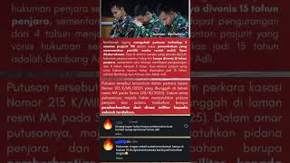Hukuman Seumur Hidup Dipangkas 2 Eks Prajurit Tni Penembak Bos Rental Mobil Kini Cuma 15 Tahun?