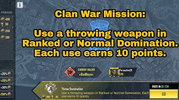 How to Use a throwing weapon in Ranked or Normal Domination | Each use Earns 10 Points COD Mobile