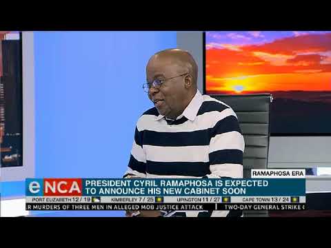 President Cyril Ramaphosa to announce new cabinet