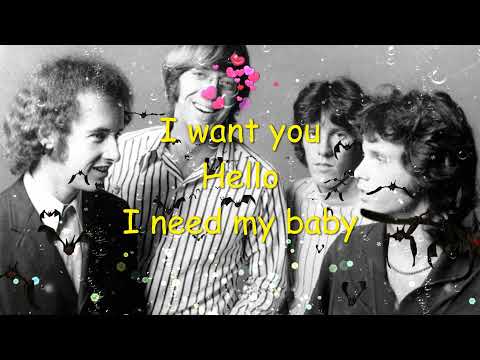 The Doors - Hello, I Love You - Lyrics (45 RPM) - YouTube