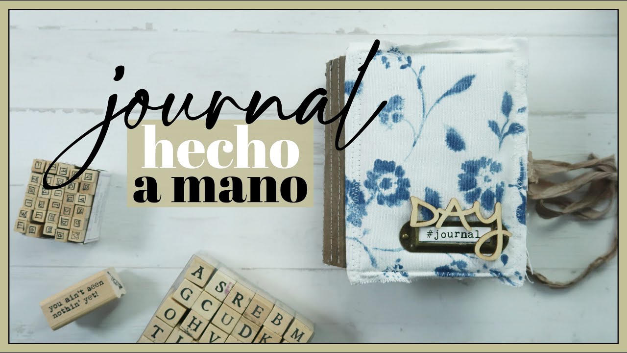 Art Journal hecho a mano y cosido. Cuaderno de arte para mixed media. Laura Inguz