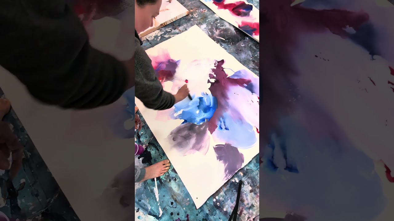 New work in progress on paper 💕 