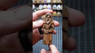 Gnome Ranger #fantasy art #fantasy #woodcarving #whittling #dungeonsanddragons #dungeonmaster
