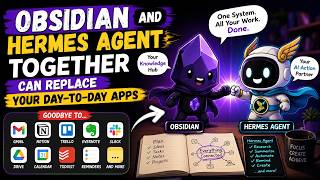 Obsidian and Hermes Agent Together Can Replace Your Day to Day Apps| Explore The Secret|Tech Edge AI screenshot 2