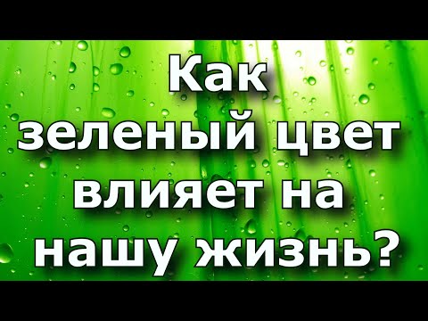 Как зеленый цвет влияет на нашу жизнь?