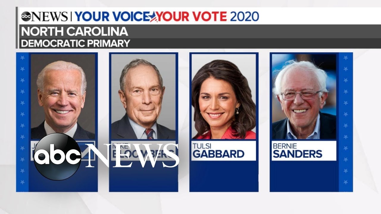 Joe Biden projected to win North Carolina Democratic primary l ABC News