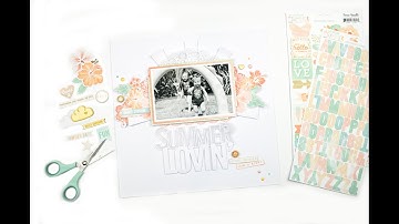 Scrapbooking Process - Summer Lovin