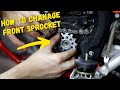 How to change front sprocket on ktm  husqvarna