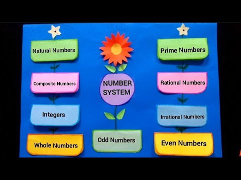TLM Of Number System In Maths | Number System Chart | Maths TLM ...