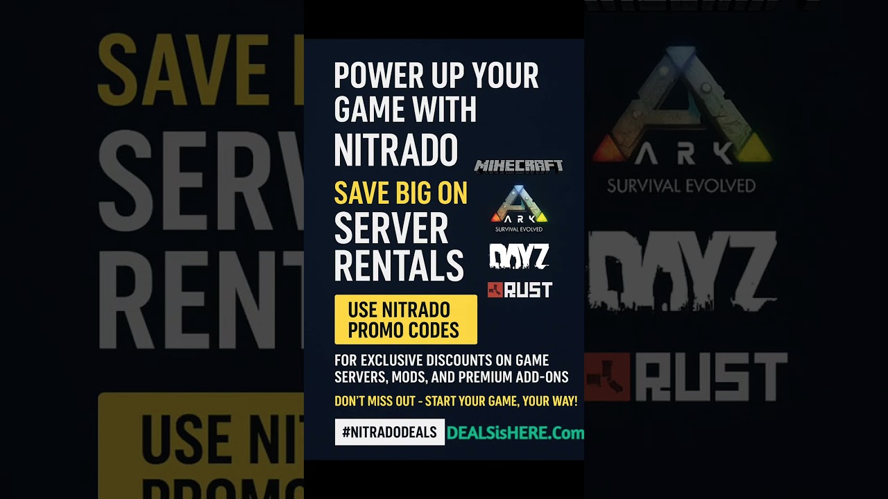 🎮 Power Up Your Game with Nitrado!