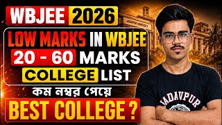 Live WBJEE 2026 Expected Cut off? | Best Govt college on Your Marks ?