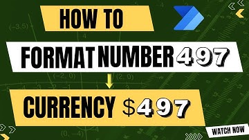How to Format Number as Currency in Power Automate | Power Automate Number to Currency Format