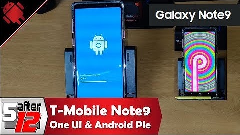 One UI - Android 9.0 Pie update for the T-Mobile Samsung Galaxy Note9