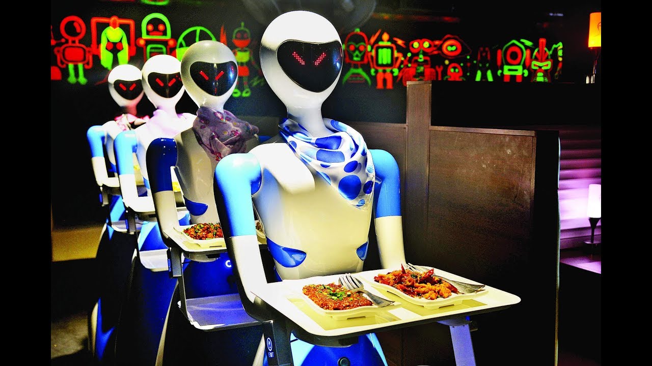 Robot Restaurant Has Opened At Bangalore - YouTube