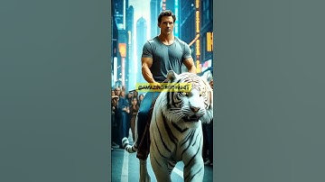 "Unreal Cyberpunk Warrior on White Tiger | Cinematic Short" #ai #aiart #shortsfeed #scifi #3d