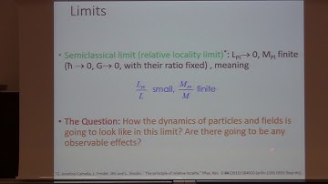 Jerzy Kowalski-Glikman - Semiclassical quantum gravity and quantum deformed effective theories