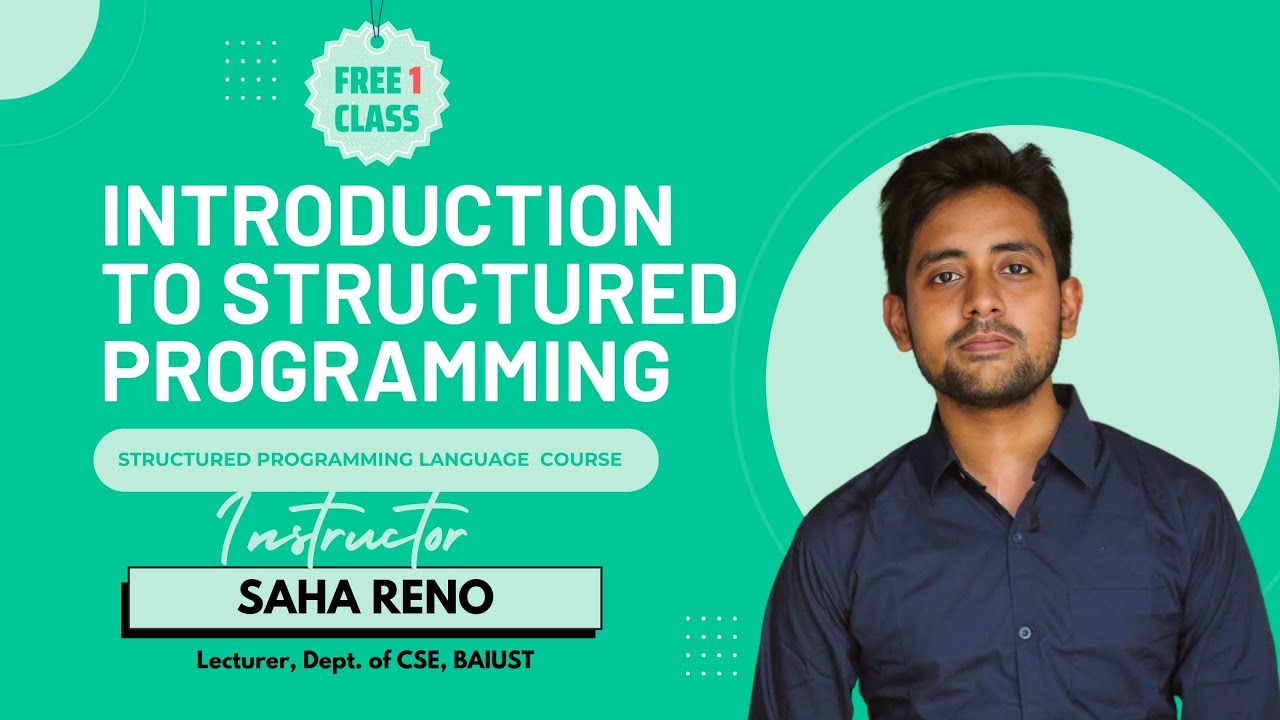 1.1 Introduction to Structured Programming - YouTube