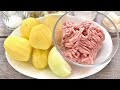 ФАРШ ПЛЮС... ВКУСНЫЙ УЖИН НА ВСЮ СЕМЬЮ.