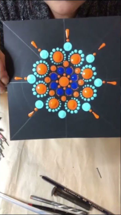 Pintar una Mandala con Acuarelas Metalizadas – SoyFelizPintando