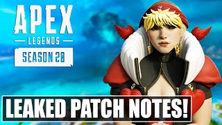 Apex Legends Season 20 - BreakOut - Leaked Patch Notes !