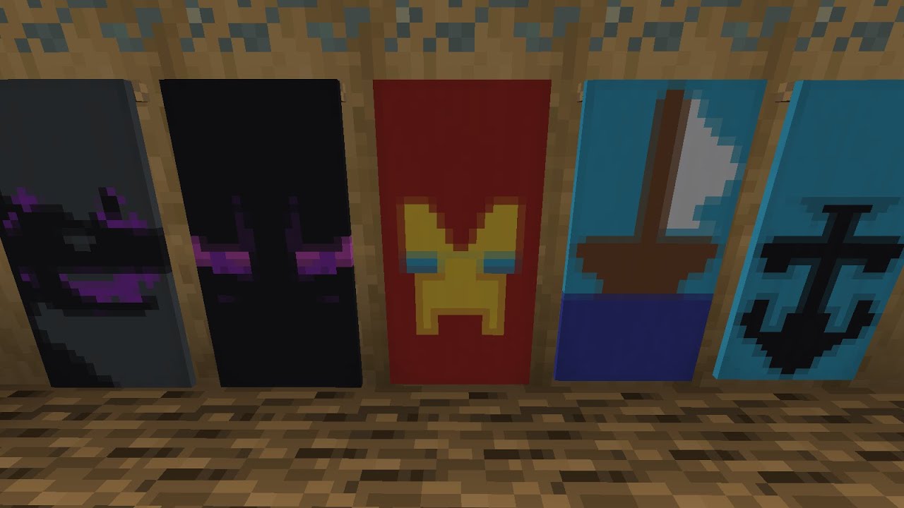 Come costruire dei splendidi stendardi Minecraft - YouTube