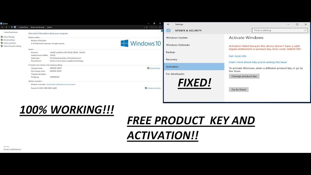 free windows 10 activation key generator