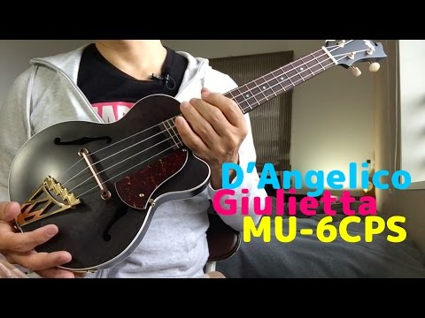 ディアンジェリコ　ウクレレ　ピックアップ付き　MU-3EP-NA-BL2-BM D'Angelico Concert MU-6CPS | Quiet Village