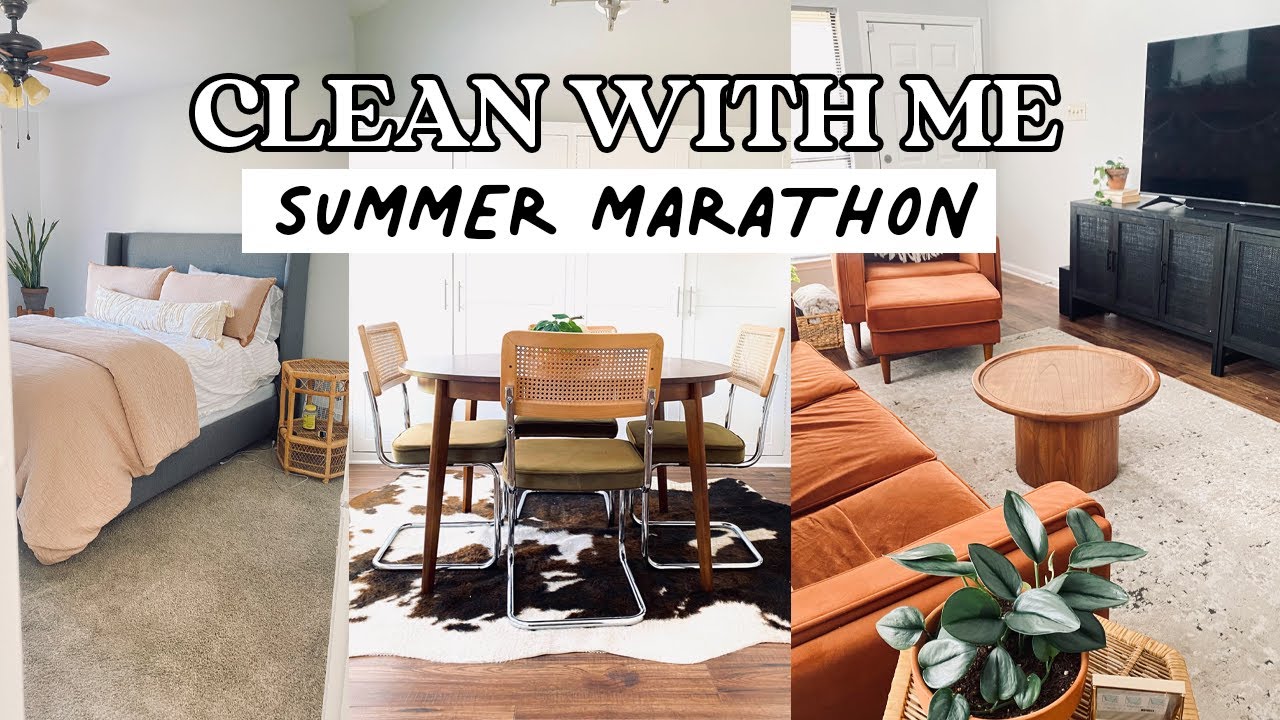 Summer CLEAN WITH ME MARATHON 2022 🌞 | 1 hour of Real-Life Speed ...