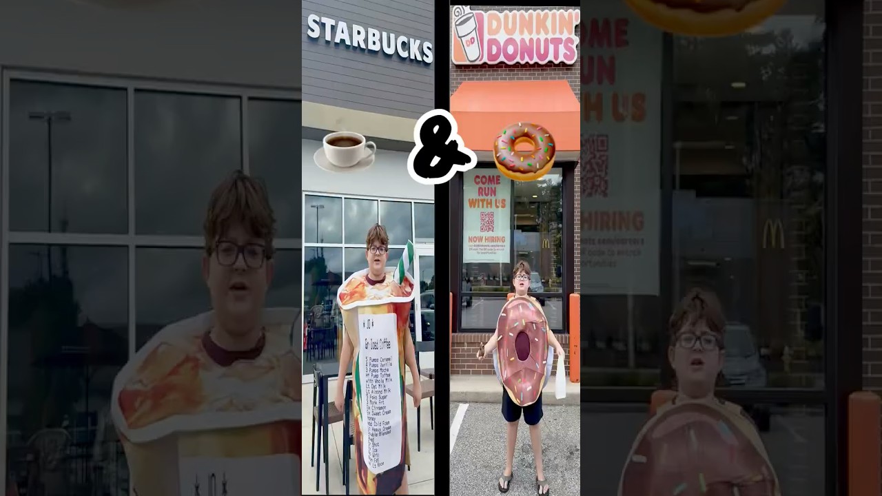 I Went to Starbucks… But Ended Up Running on Dunkin💀🧋🍩