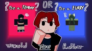 Would you rather but it actually happen Roblox screenshot 2