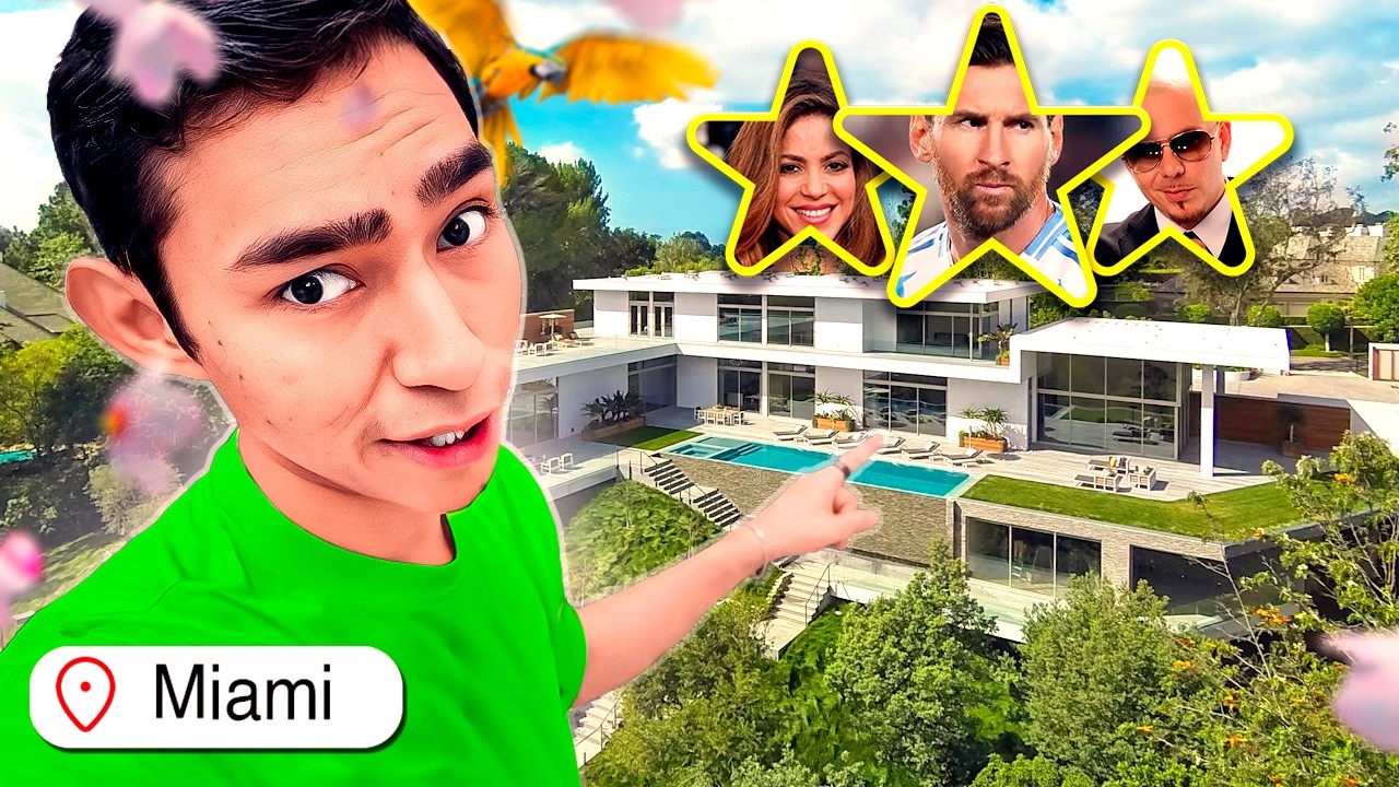 Visitando Las Casas De Los FAMOSOS en Miami !! | Fernanfloo