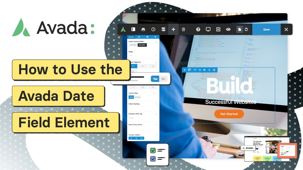 How to Use the Avada Date Field Element - YouTube
