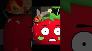 When Monday lands on you unexpectedly. 🍓🪰😂 (Funny Animation Mondays Be Like Meme)